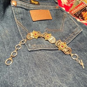 Silver and Brass Bracelet